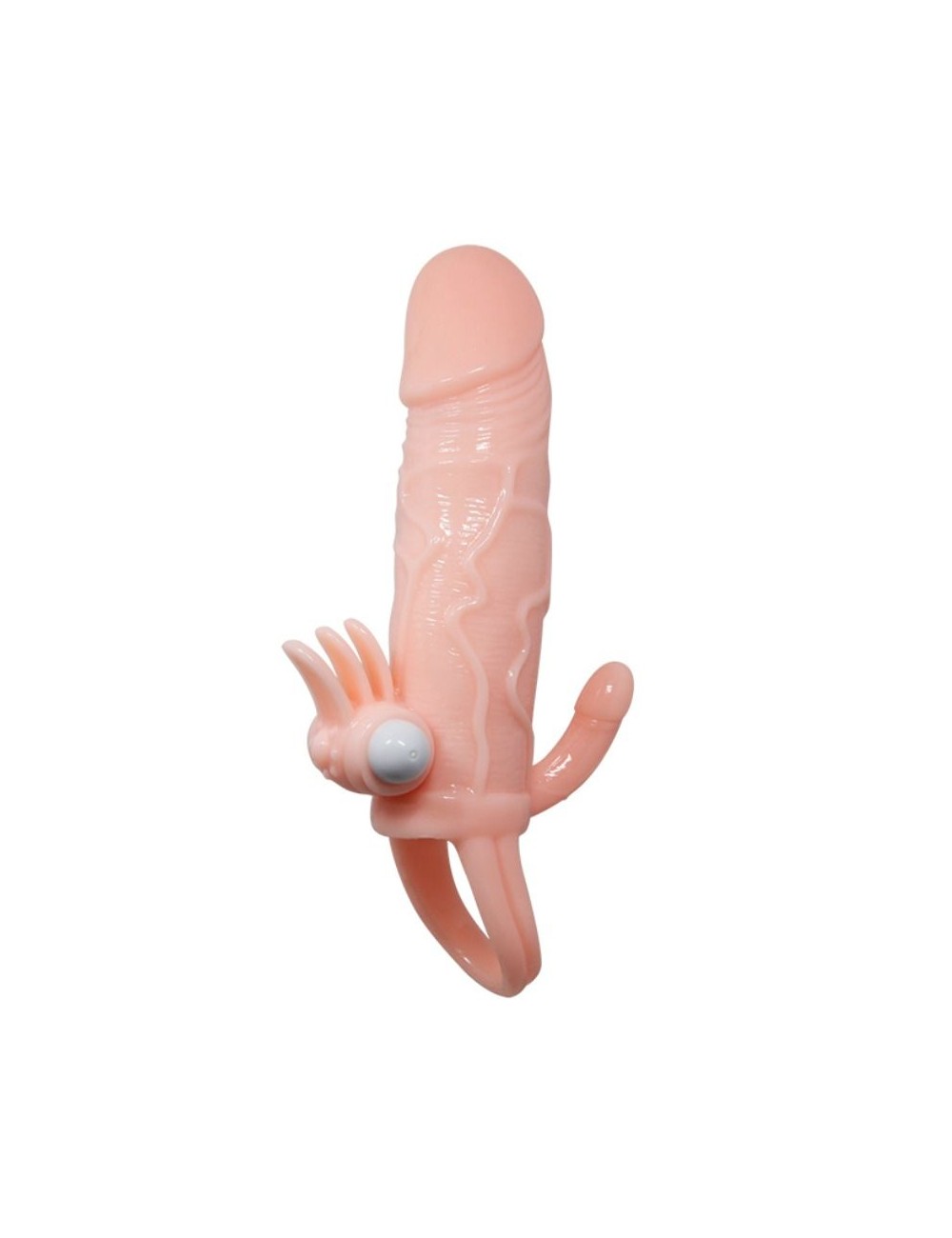 BRAVE MAN FUNDA PENE ANAL Y CLITORIS VIBRADOR 16.5 CM NATURAL BRAVE MAN FUNDA PENE ANAL Y CLITORIS VIBRADOR 16.5 CM NATURAL