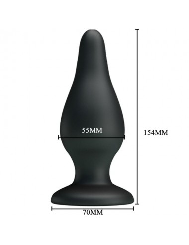 PRETTY LOVE  BOTTOM - PLUG ERGONOMICO SILICONA 15.4 CM