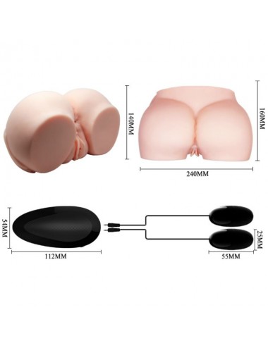 CRAZY BULL - ANO E VAGINA REALISTICI CON VIBRAZIONI