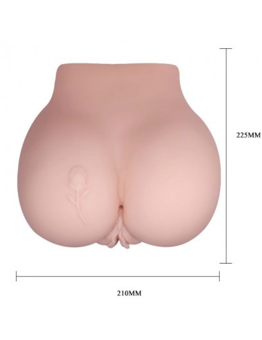 CRAZY BULL - ANO E VAGINA REALISTICI CON TATOO E VIBRAZIONE