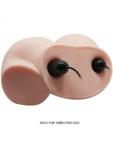 CRAZY BULL - ANO E VAGINA REALISTICI CON VIBRAZIONE DOPPIO PIACERE