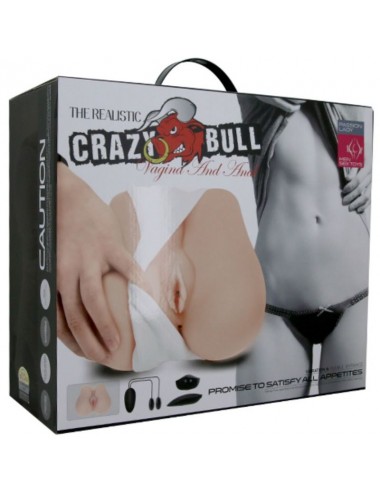 CRAZY BULL - ANO E VAGINA REALISTICI CON POSTURA VIBRANTE 3