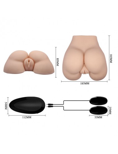 CRAZY BULL - ANO E VAGINA REALISTICI CON POSTURA VIBRANTE 5