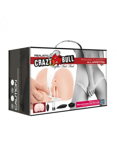 CRAZY BULL - ANO E VAGINA REALISTICI CON POSTURA VIBRANTE 8