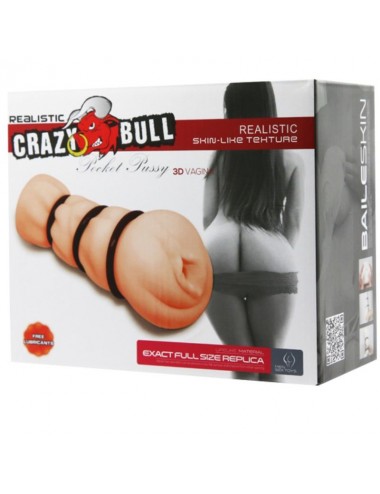 CRAZY BULL - MANICA MASTURBANTE CON ANELLI - VAGINA