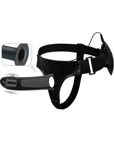 PRETTY LOVE MALE - VITO STRAP ON CON DILDO HUECO Y VIBRACION 17.3 CM