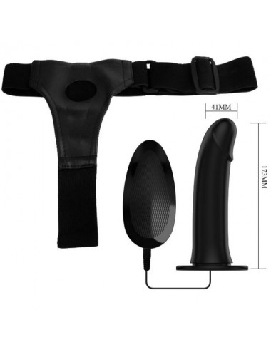 PRETTY LOVE MALE - VITO STRAP ON CON DILDO HUECO Y VIBRACION 17.3 CM