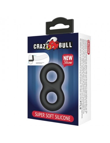 CRAZY BULL - ANELLO DOPPIO IN SILICONE SUPER MORBIDO 2