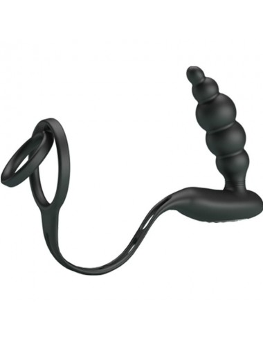 PRETTY LOVE BOTTOM - ANILLOS PENE CON PLUG VIBRADOR