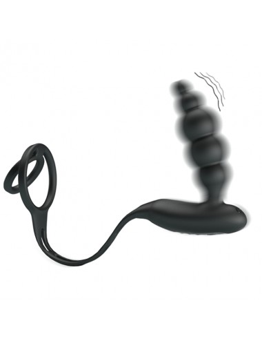 PRETTY LOVE BOTTOM - ANILLOS PENE CON PLUG VIBRADOR