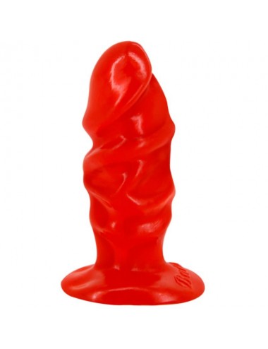 BAILE PLUG ANAL UNISEX CON VENTOSA ROJO