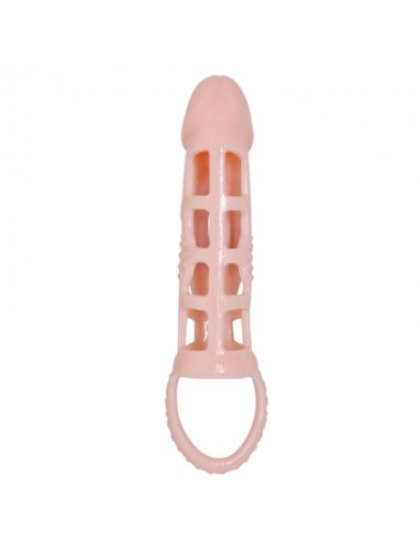 BAILE FUNDA EXTENSORA PENE CON VIBRACION Y STRAP 13.5 CM