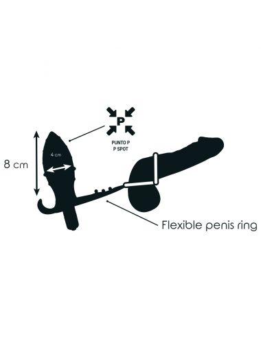 PLUG ANALE DI GIOCATTOLI addicted CON DOPPIO ANELLO NERO