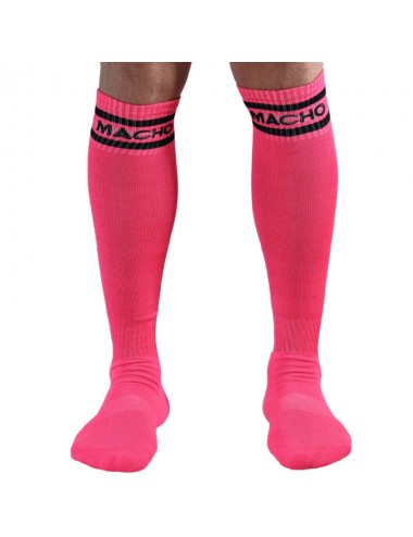 MACHO CALCETINES LARGOS TALLA UNICA ROSA