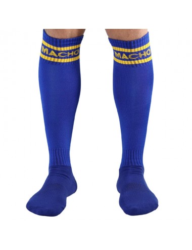 MACHO CALCETINES LARGOS TALLA UNICA AZUL