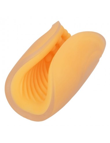 MASTURBATORE CON IMPUGNATURA CON PERLINE CALEX - ARANCIO