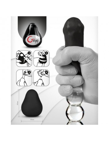 GVIBE UOVO STRUTTURATO E RIUTILIZZABILE - NERO