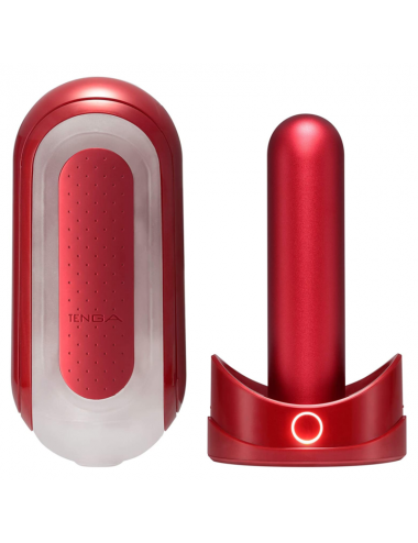 TENGA FLIP 0 (ZERO) ROSSO E FLIP WARMET SET