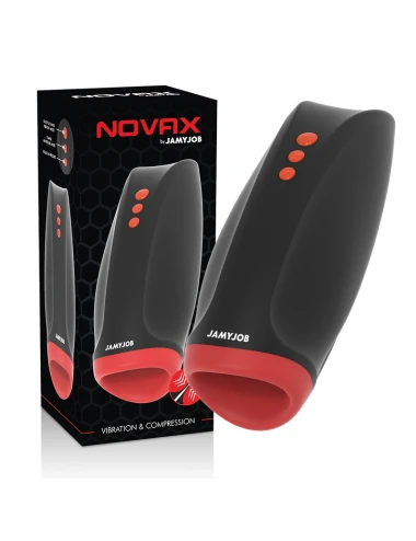 MASTURBATORE JAMYJOB NOVAX CON VIBRAZIONE E COMPRESSIONE