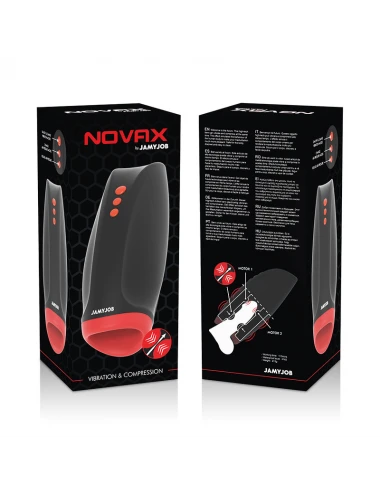 MASTURBATORE JAMYJOB NOVAX CON VIBRAZIONE E COMPRESSIONE