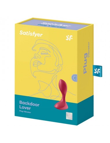 TAPPO VIBRANTE SATISFYER BACKDOOR LOVER - ROSSO