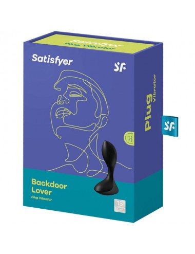 TAPPO VIBRANTE SATISFYER BACKDOOR LOVER - NERO