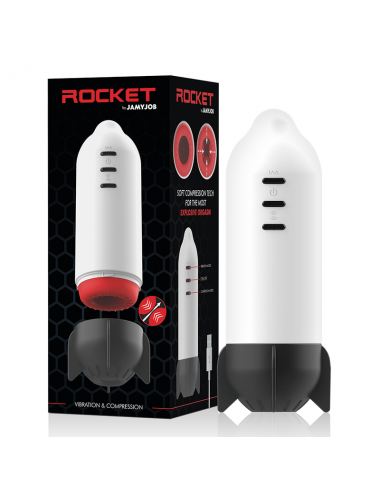 JAMYJOB ROCKET MASTURBATOR SOFT COMPRESSIONE TECNICA E VIBRAZIONE