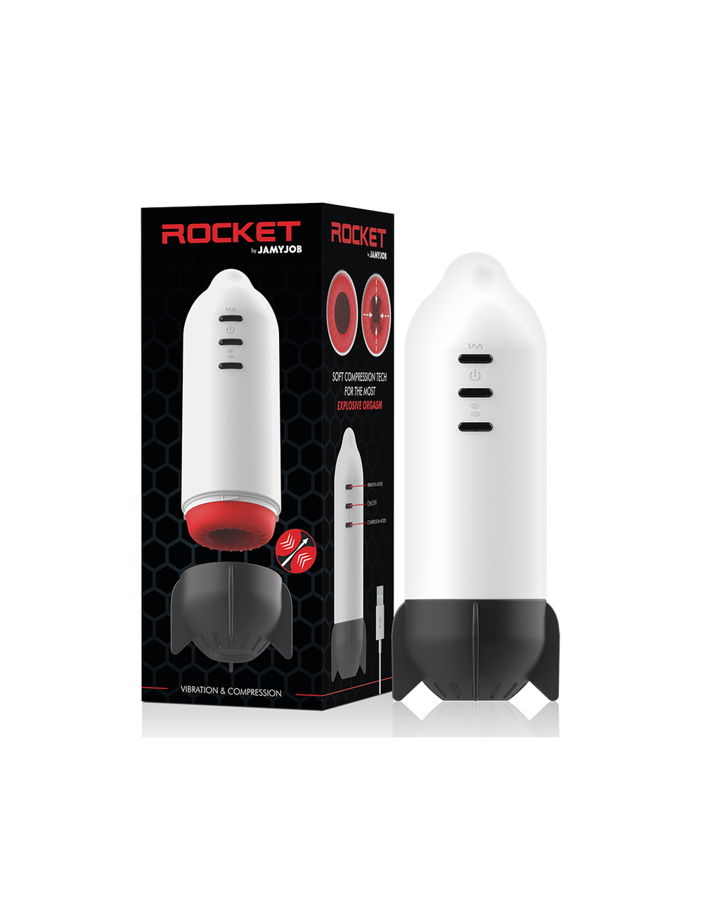 JAMYJOB ROCKET MASTURBATOR SOFT COMPRESSIONE TECNICA E VIBRAZIONE JAMYJOB ROCKET MASTURBATOR SOFT COMPRESSIONE TECNICA E VIBRAZIONE