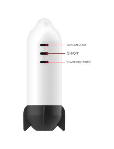 JAMYJOB ROCKET MASTURBATOR SOFT COMPRESSIONE TECNICA E VIBRAZIONE