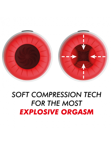 JAMYJOB ROCKET MASTURBATOR SOFT COMPRESSIONE TECNICA E VIBRAZIONE