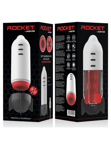 JAMYJOB ROCKET MASTURBATOR SOFT COMPRESSIONE TECNICA E VIBRAZIONE