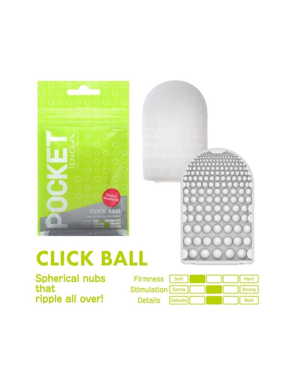 TENGA CLICK POCKET TASCA A SFERA