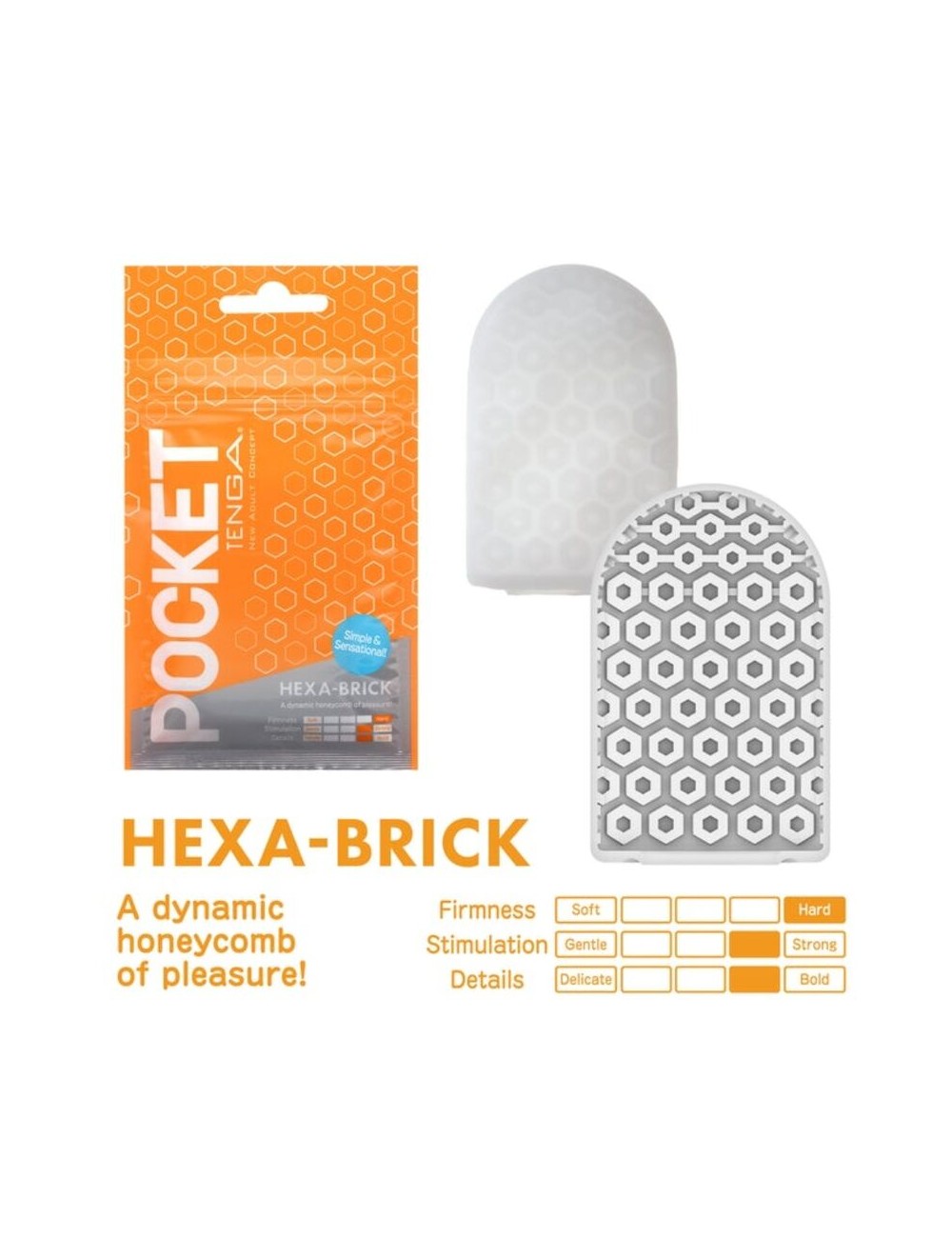 TENGA HEXA BRICK TASCA STROKER TENGA HEXA BRICK TASCA STROKER