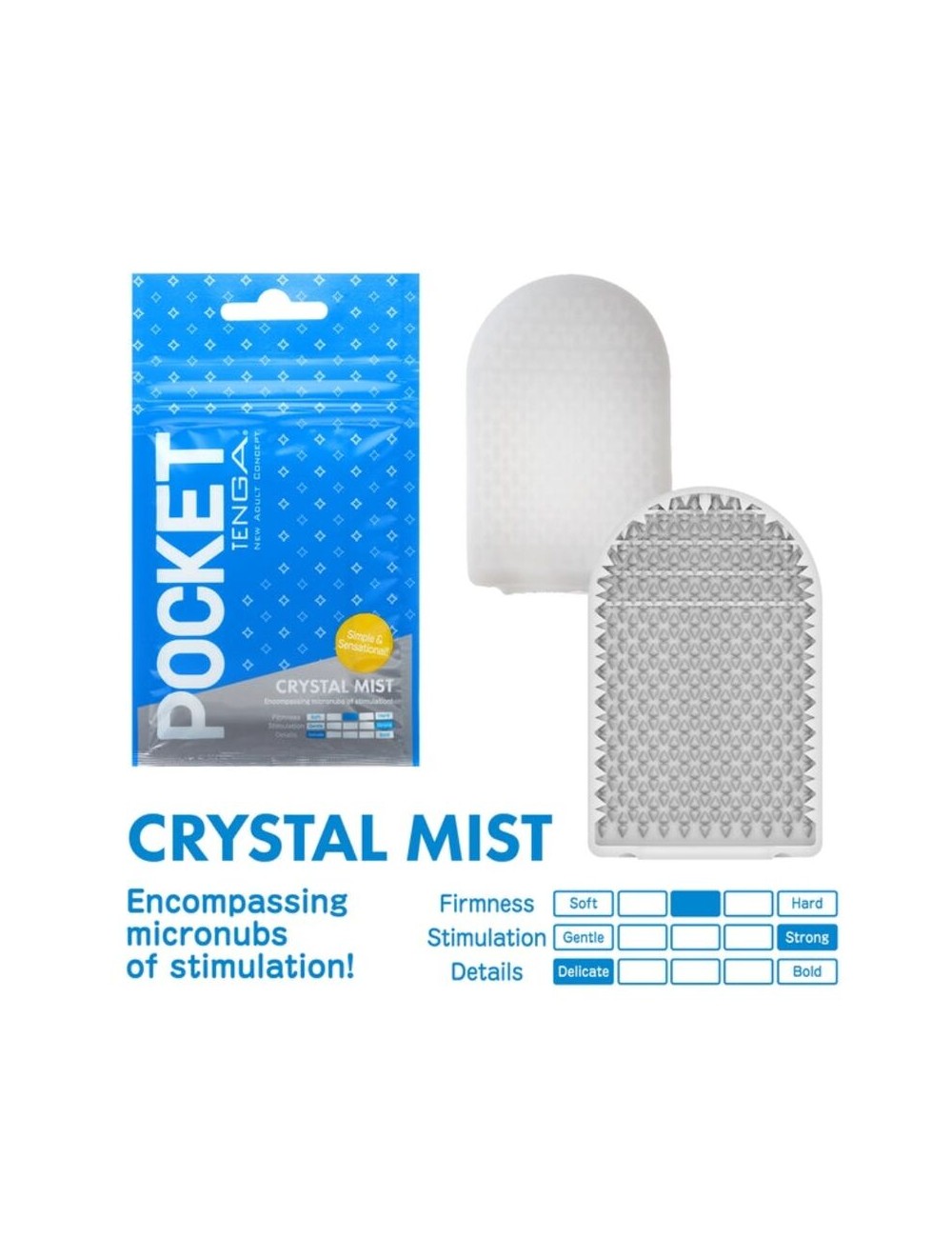 TENGA CRYSTAL NEBBIA POCKET STROKER TENGA CRYSTAL NEBBIA POCKET STROKER