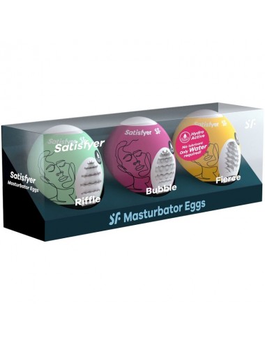 SATISFYER 3 UOVA MASTURBATORE - FUCILE