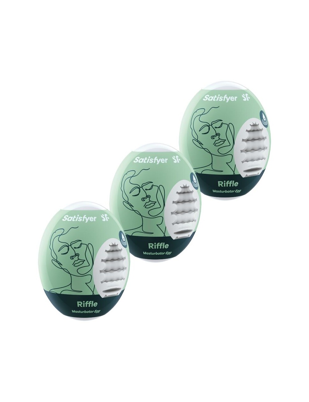 SATISFYER 3 UOVA MASTURBATORE - FUCILE
