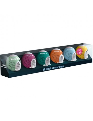 UOVA SATISFYER MASTURBATOR - SET 6 UNITÀ