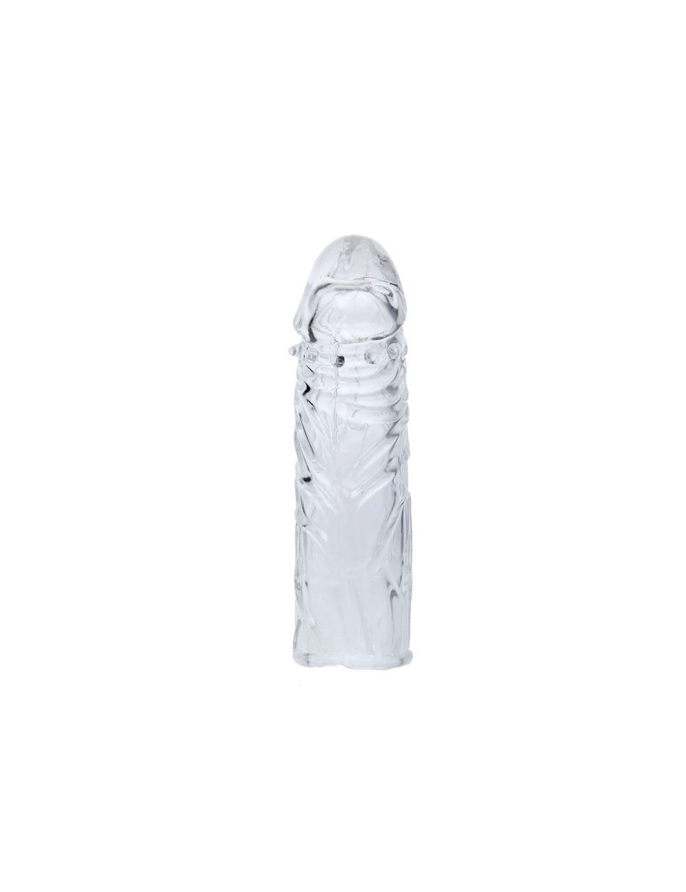 FUNDA ROSA PENE SILICONA ESTIMULANTE 13CM FUNDA ROSA PENE SILICONA ESTIMULANTE 13CM