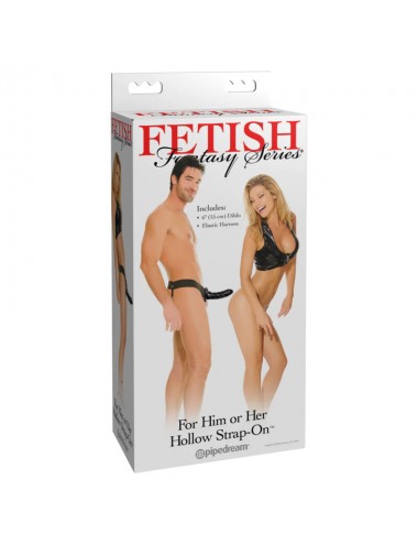 FETISH FANTASY SERIES BLACK DREAM HOLLOW STRAP ON
