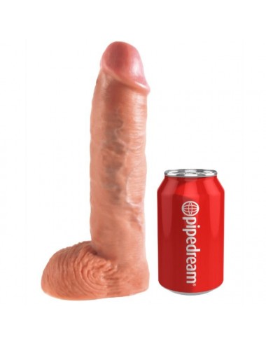 KING COCK 25,5 CM CAVO CINTURINO CON SOSPENSIONE SISTEMA CARNE