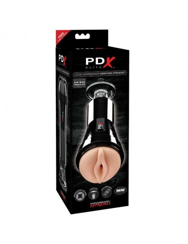 PDX ELITE - STROKER VIBRANTE DEL COMPRESSORE DEL CAZZO