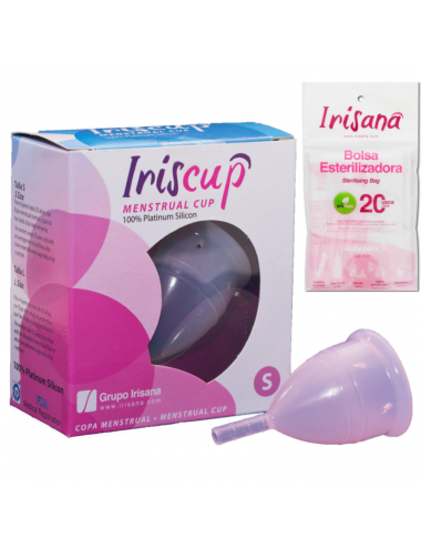 IRISCUP COPPETTA MESTRUALE PICCOLA ROSA