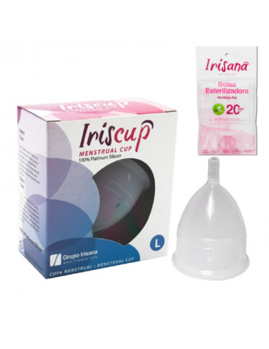 IRISCUP COPPETTA MESTRUALE GRANDE ROSA