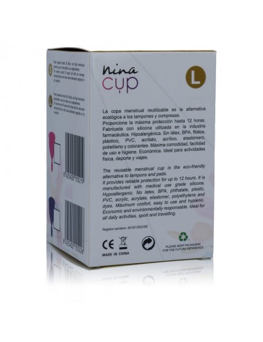 COPPA NINA COPPA MESTRUALE TAGLIA L ROSA