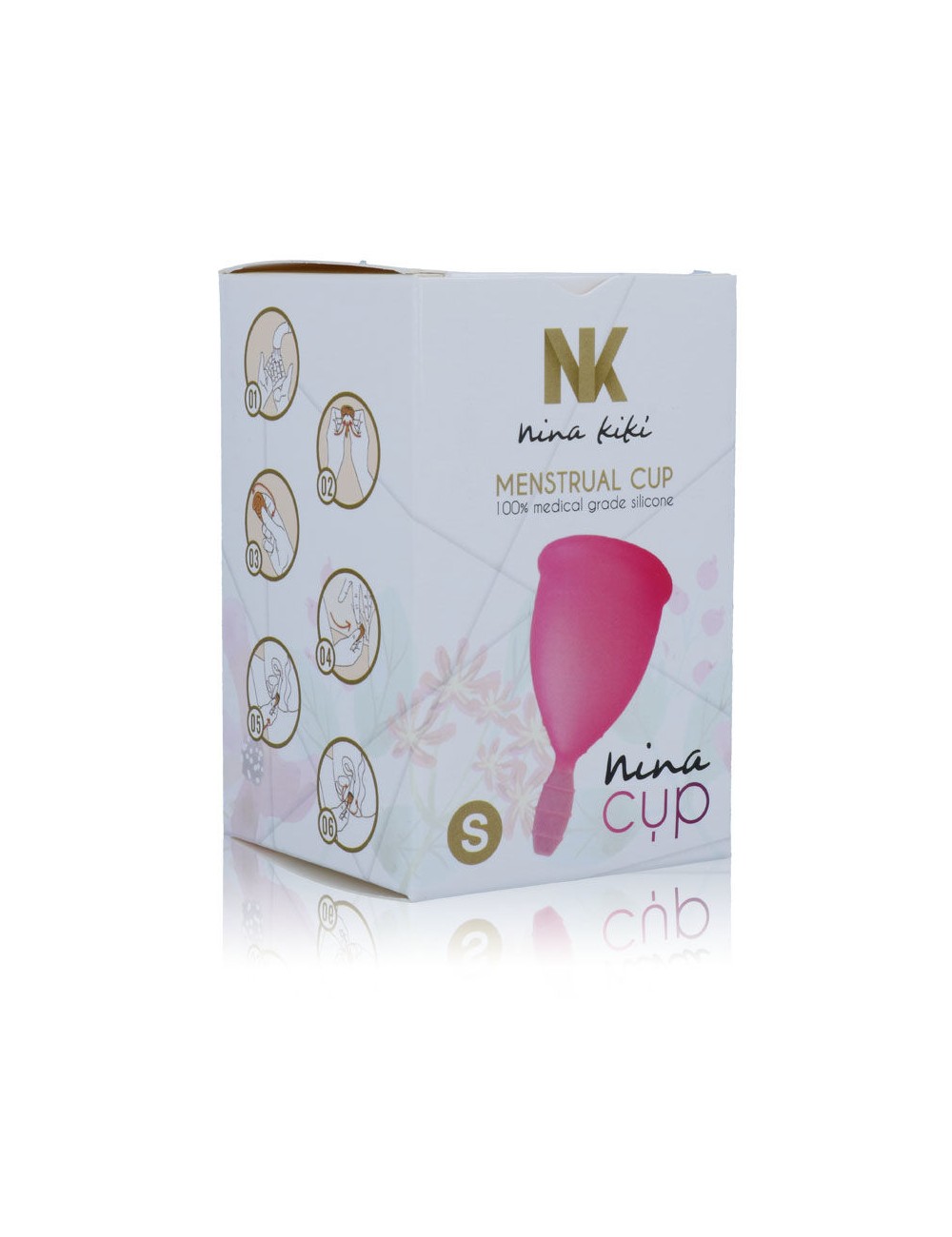 COPPA MENSTRUALE NINA TAGLIA S ROSA COPPA MENSTRUALE NINA TAGLIA S ROSA