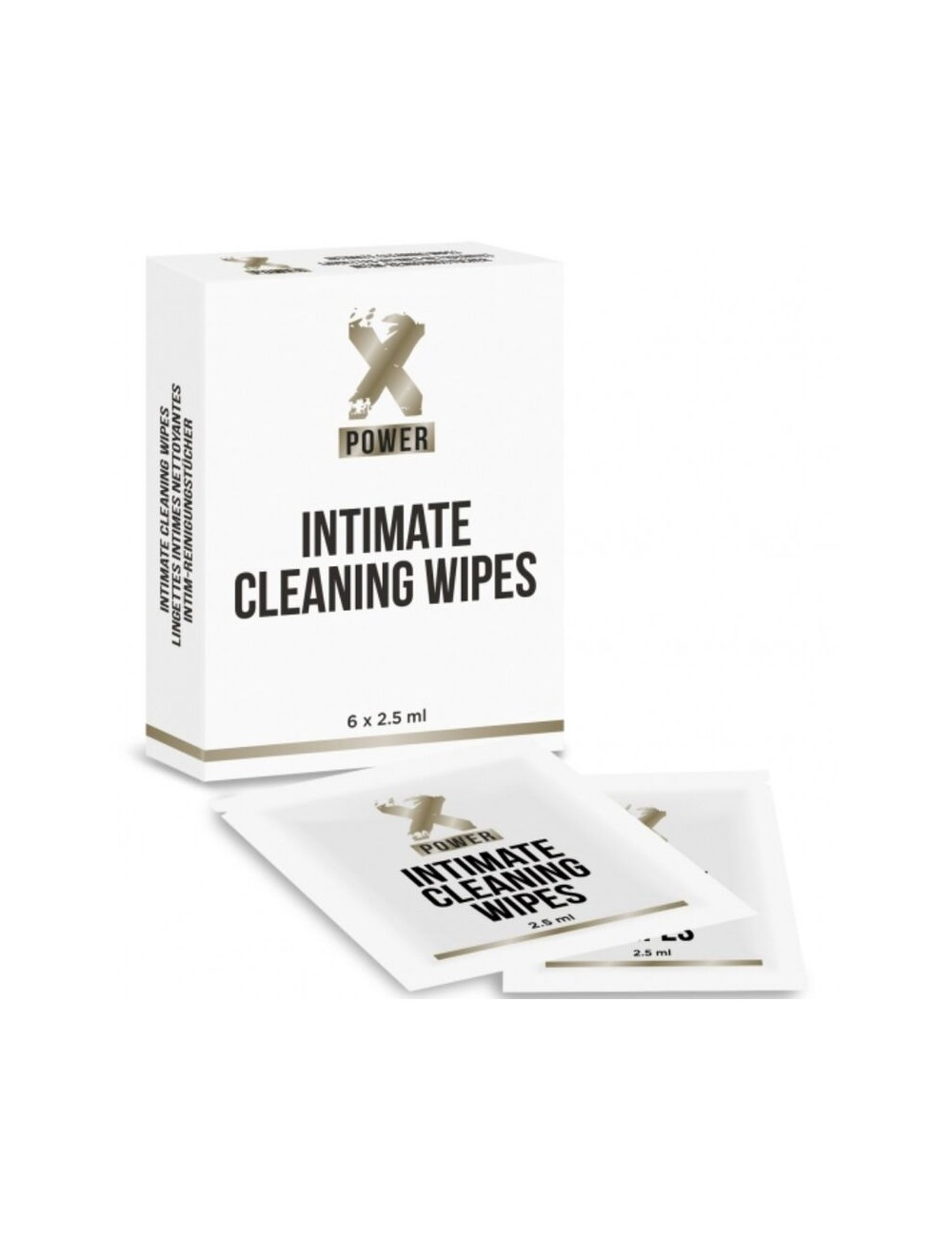 XPOWER SALVIETTE PER LA PULIZIA INTIMA 6 UNITÀ