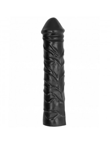 DILDO LISCIO TUTTO NERO 32 CM