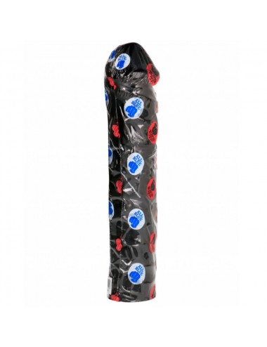 DILDO LISCIO TUTTO NERO 32 CM