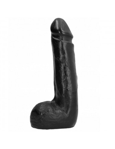 DILDO TUTTO NERO LISCIO 20 CM