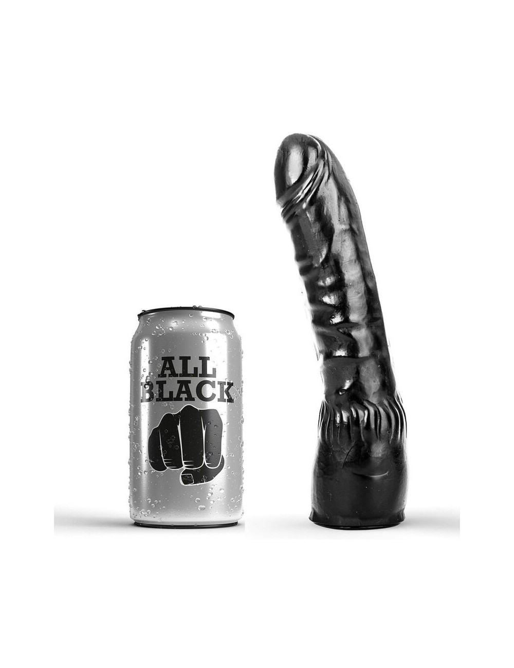 DILDO TUTTO NERO 20CM DILDO TUTTO NERO 20CM
